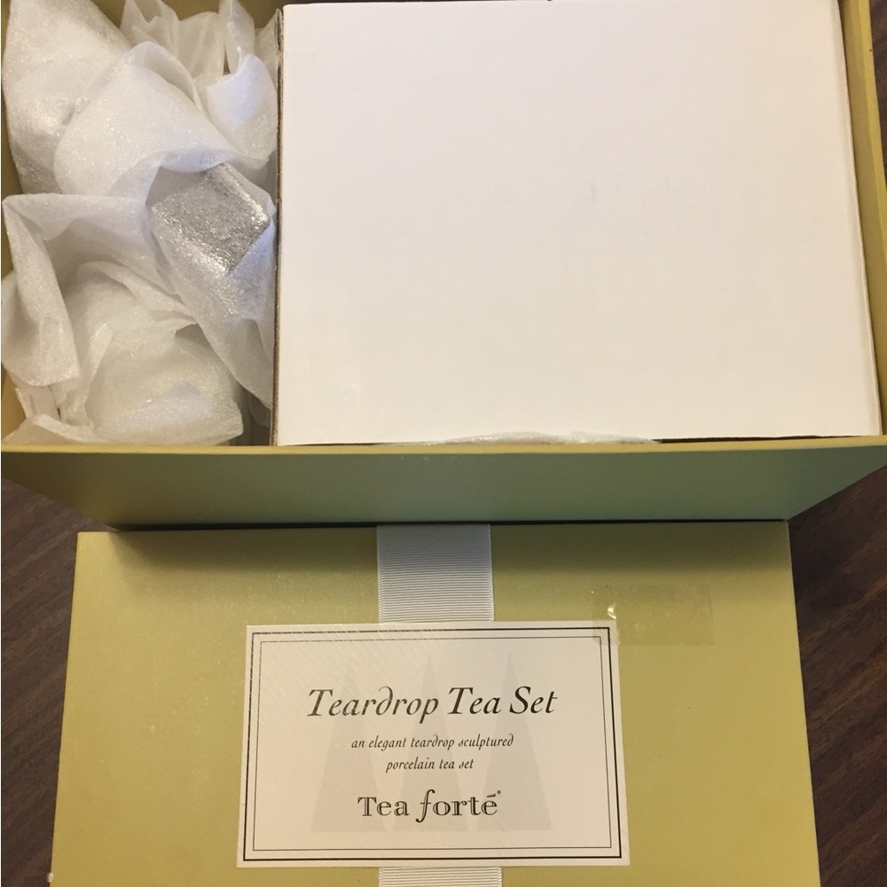 Tea Forte tea teardrop porcelain boxes TEA DROP TEA SET - Picture 4 of 5
